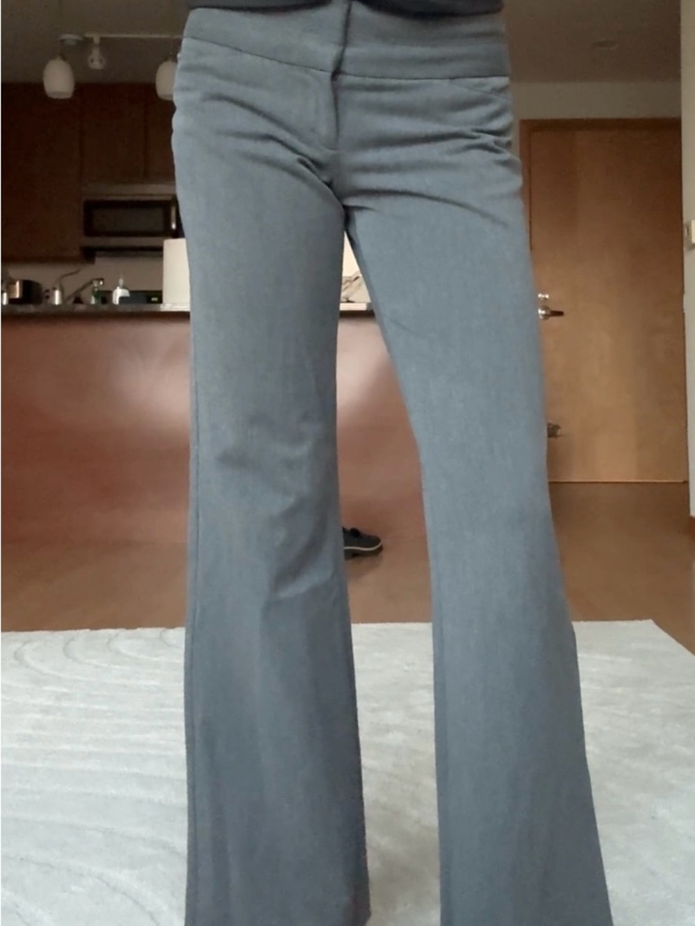 Express Grey Editor Trousers